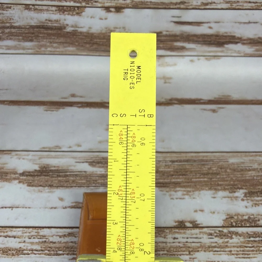 Vintage Pickett N1010-ES Trig Slide Rule With Storage Case Used